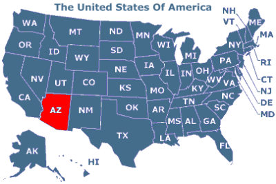 U.S.A. Bundesstaat Arizona