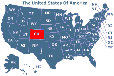 U.S.A. Bundesstaat Colorado