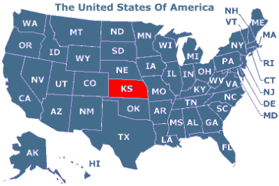 U.S.A. Bundesstaat Kansas