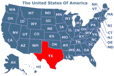 U.S.A. Bundesstaat Texas